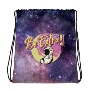 Be Extra Cosmic Drawstring Bag