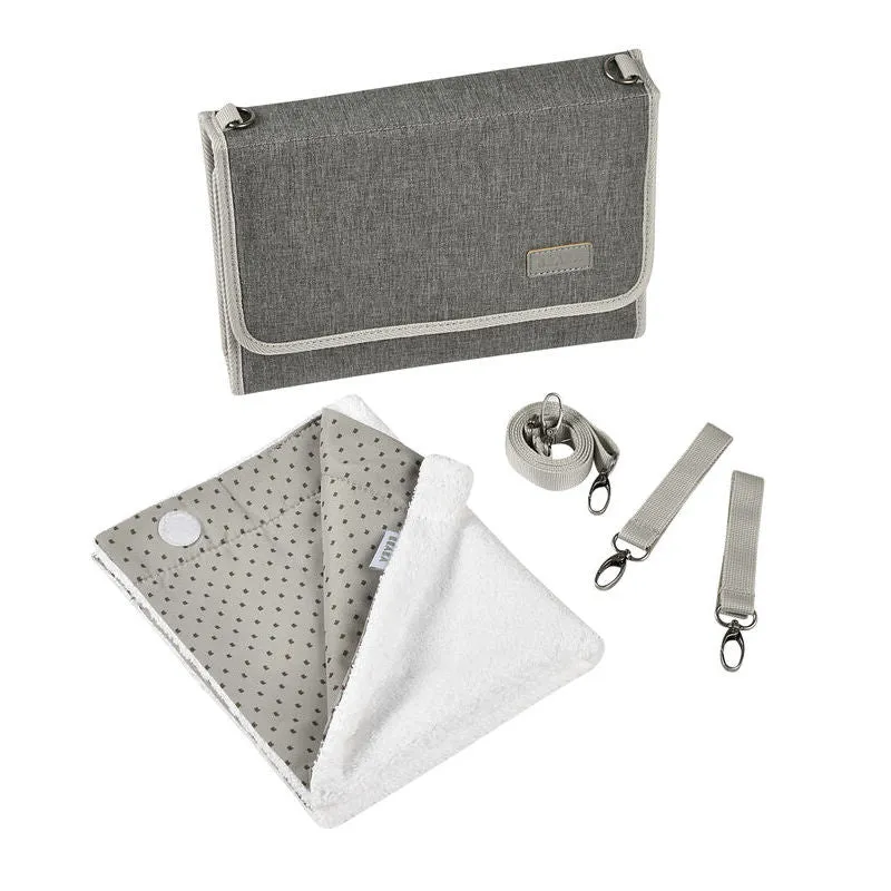 Beaba On-the-go Changing Pouch - Heather Grey