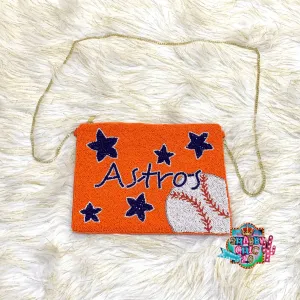 Beaded Hometown Team Crossbody Bags