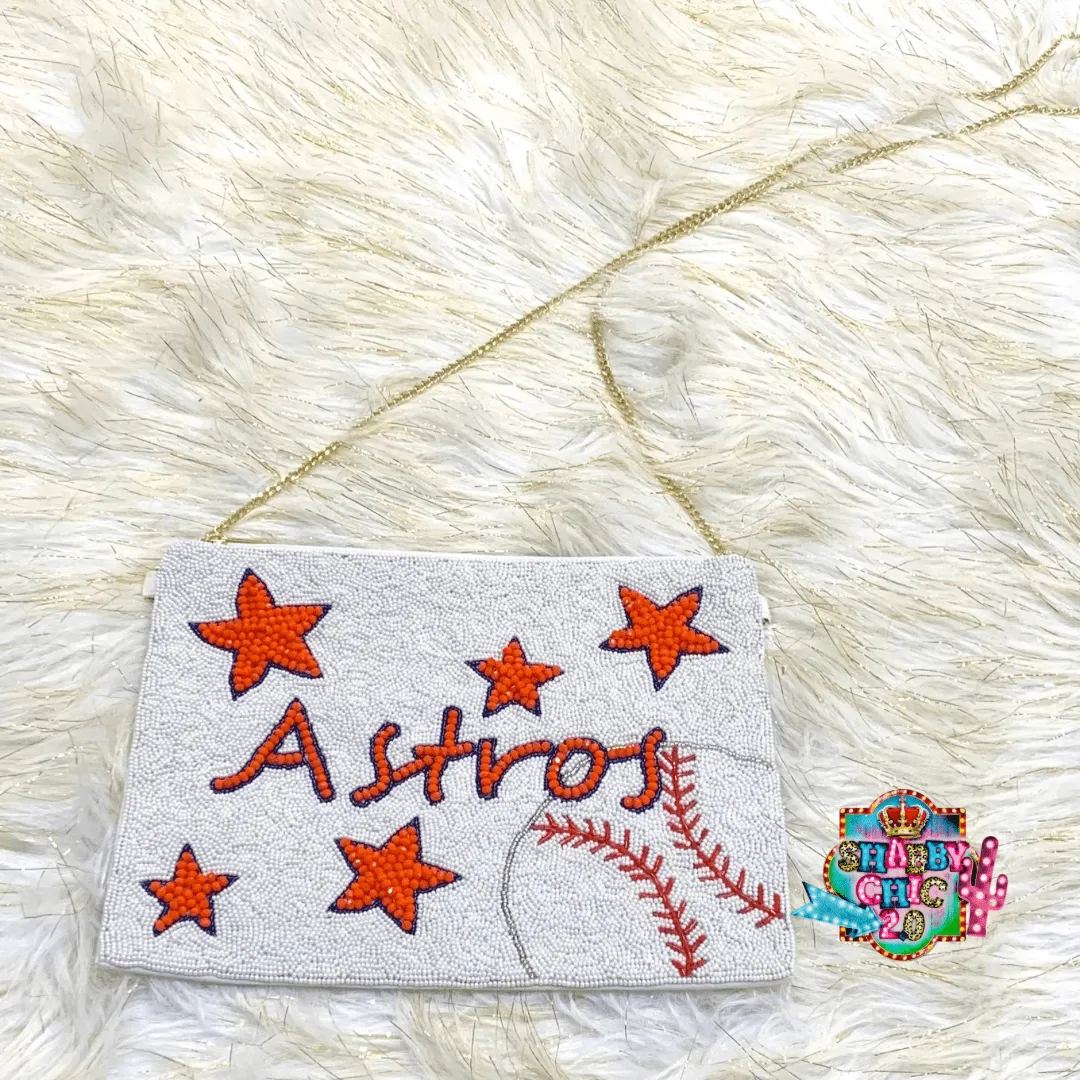 Beaded Hometown Team Crossbody Bags