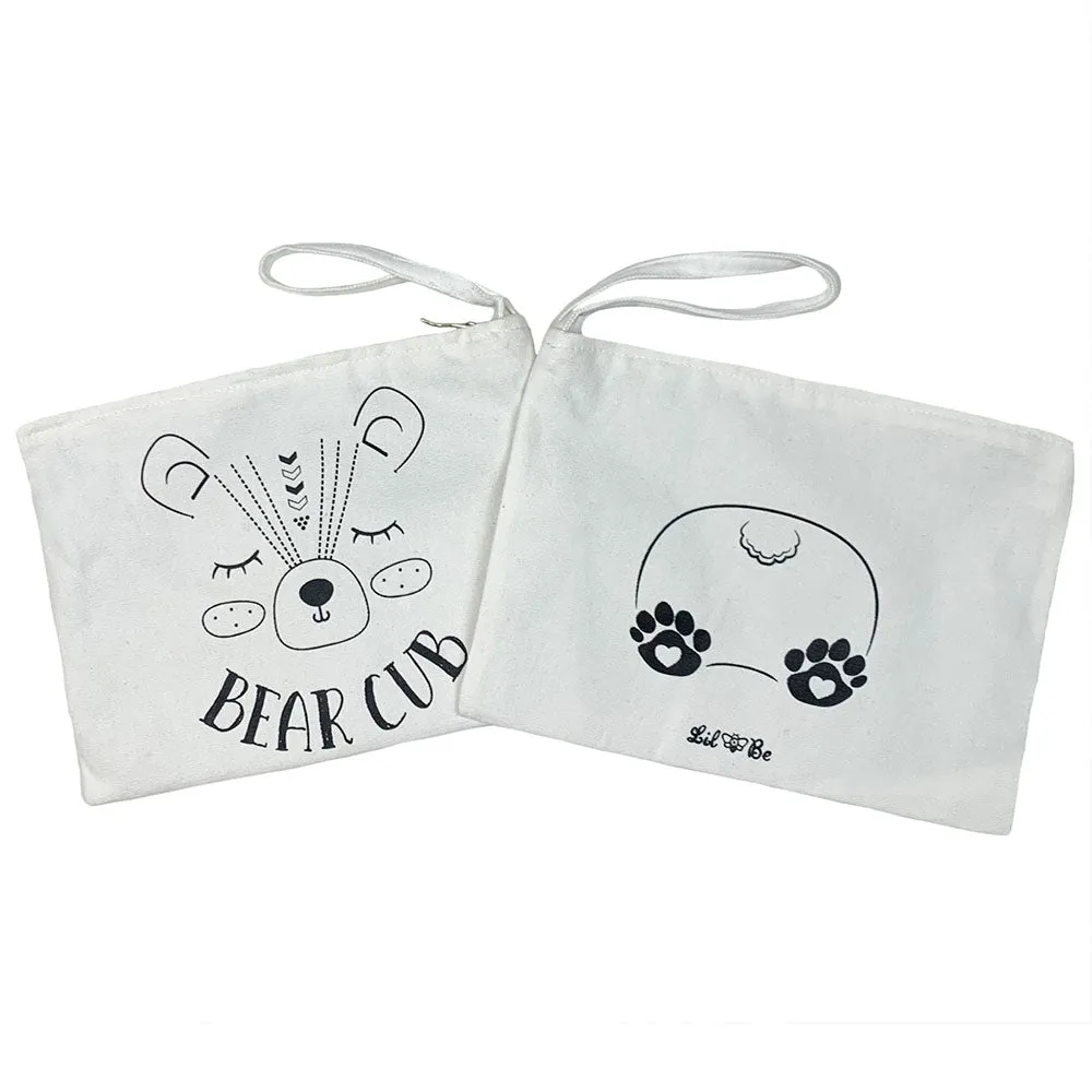 Bear Cub Zipper Pouch