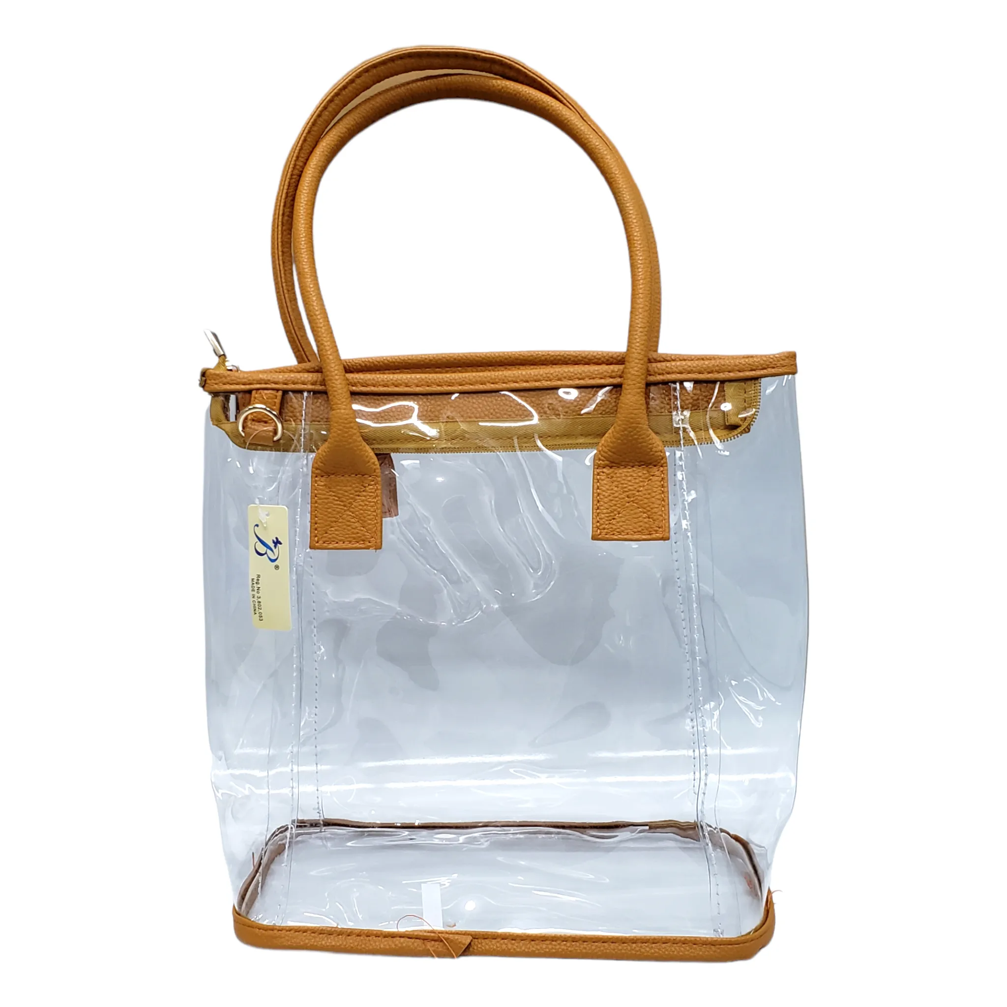 Bebe Fashion Clear Tote Bag