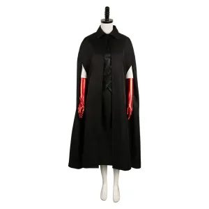 Beetlejuice Delia Deetz Black Set Cosplay Costume Outfits Halloween Carnival Suit