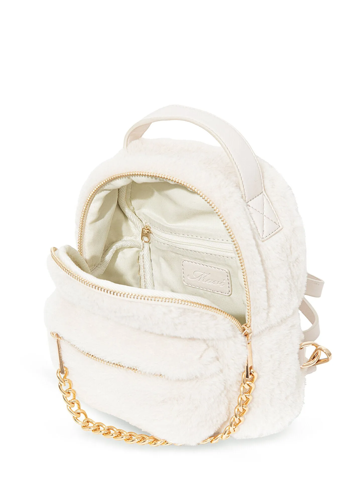 Beige Backpack