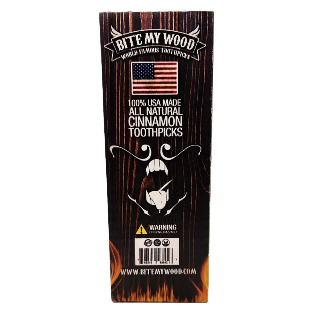 BiteMyWood 21 qty Bag 48 Pack Point Of Sale Counter Store Retail Display 1 Box Purchase