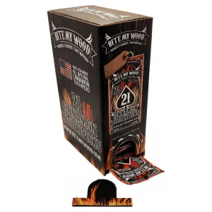 BiteMyWood 21 qty Bag 48 Pack Point Of Sale Counter Store Retail Display 1 Box Purchase