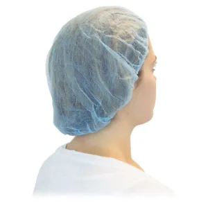 Blue Bouffant Caps – 500 / Case