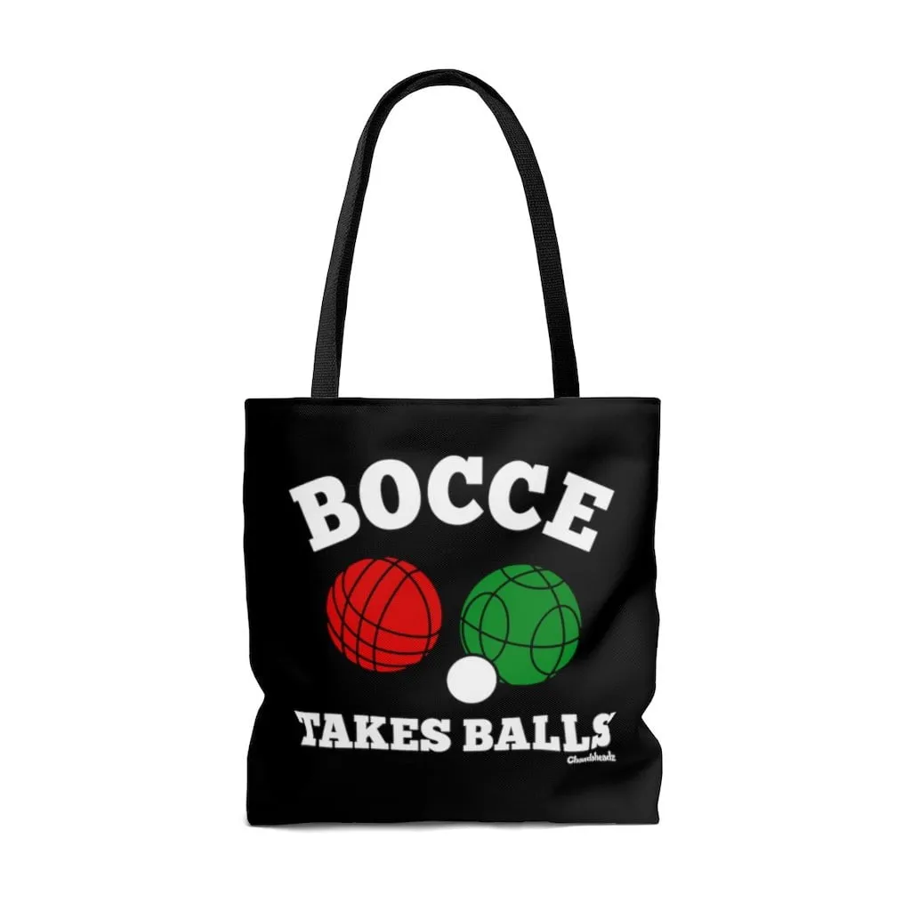 Bocce Takes Balls Tote Bag