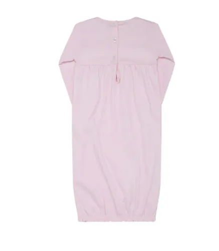 BOW SMOCKED GOWN