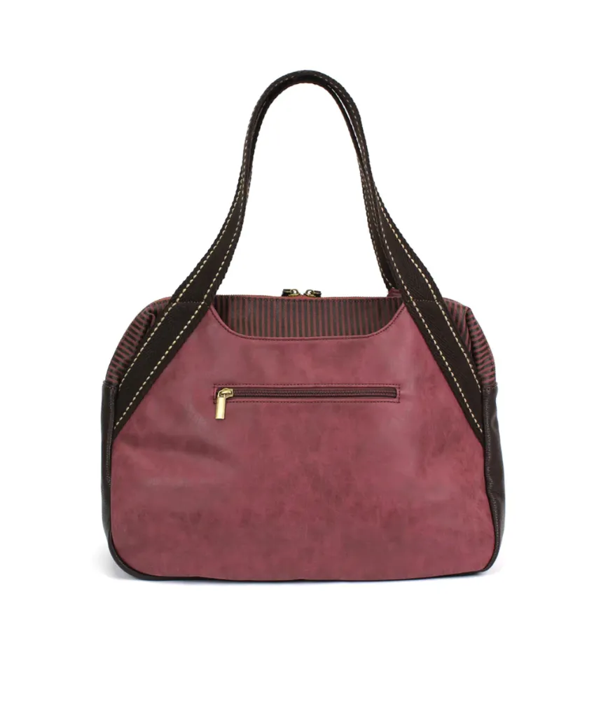 Bowling Bag - Cow Burgundy