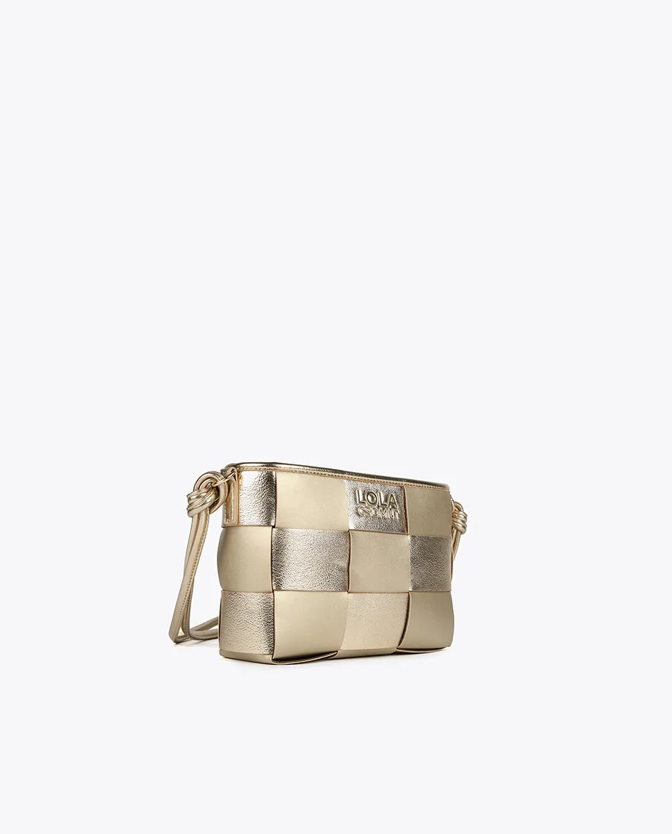 Braided crossbody bag