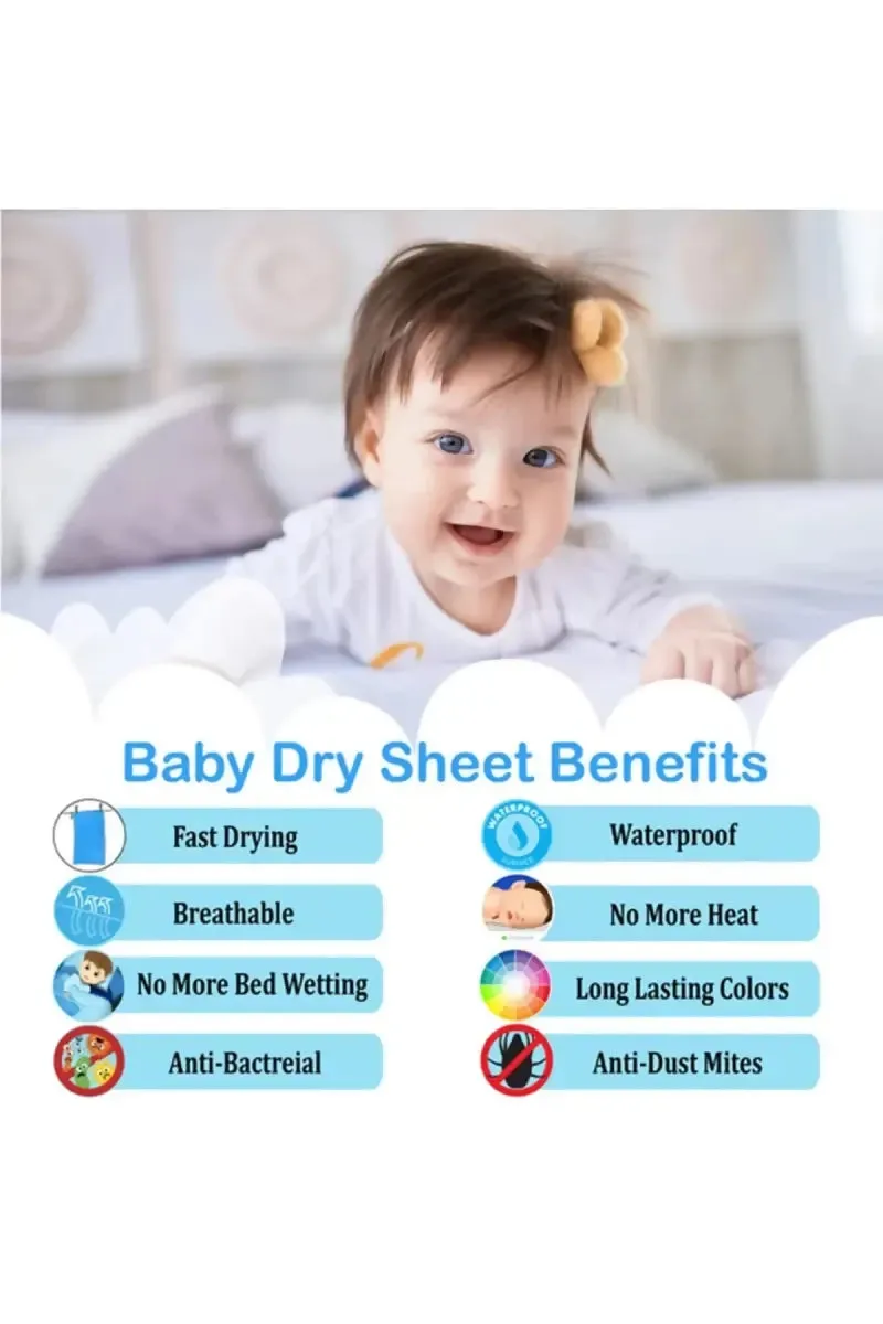 Brandon Baby Cotton Waterproof Sheet - 140cm X 100 cm