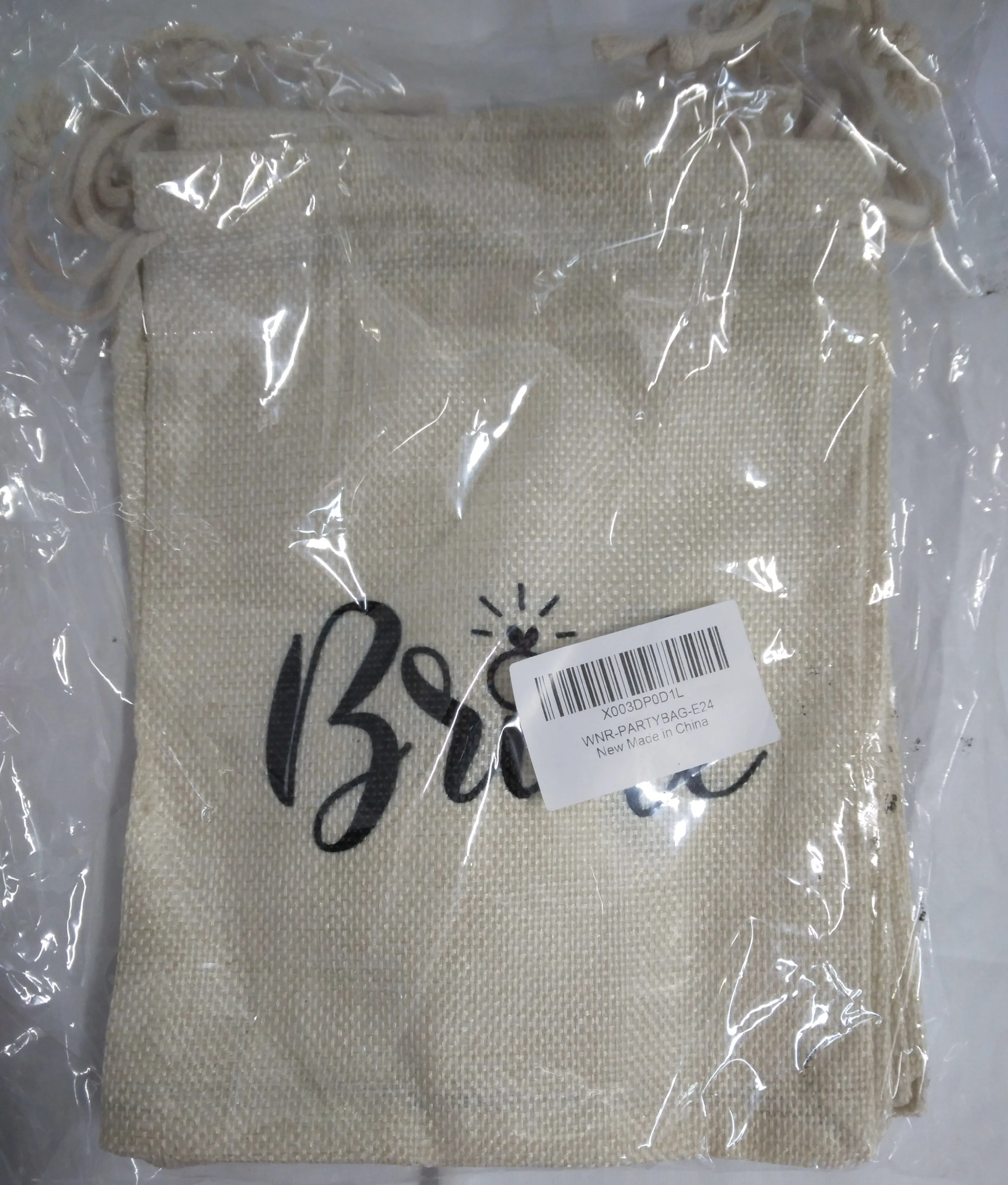 Bride Wedding Party Favor Drawstring Bags