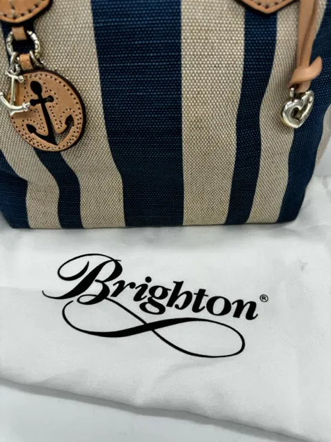 BRIGHTON blue and cream handbags