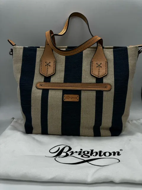 BRIGHTON blue and cream handbags