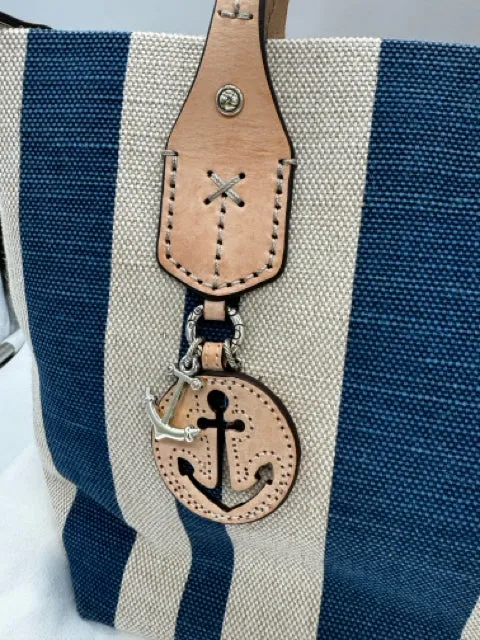 BRIGHTON blue and cream handbags