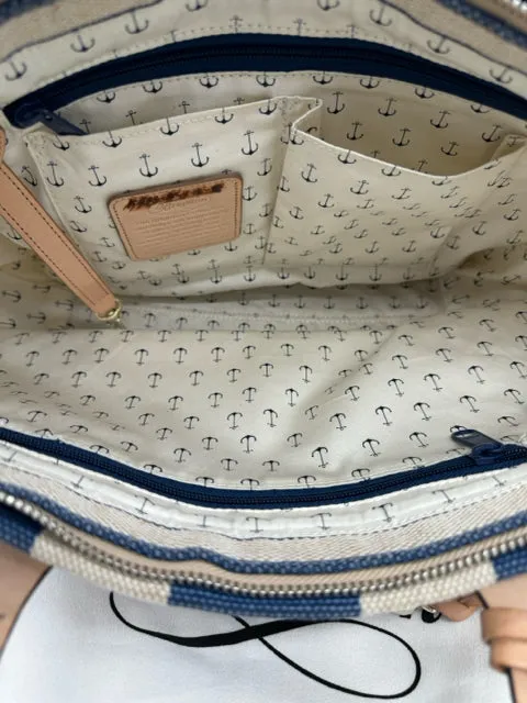 BRIGHTON blue and cream handbags
