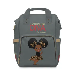 Brown Baby Gray Multifunctional Diaper Backpack