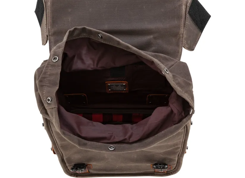 Burly Brand - Throwover Saddlebag - Brown