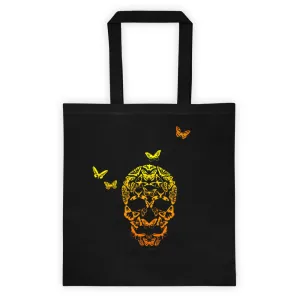 Butterfly Skull Illusion Art Tote bag