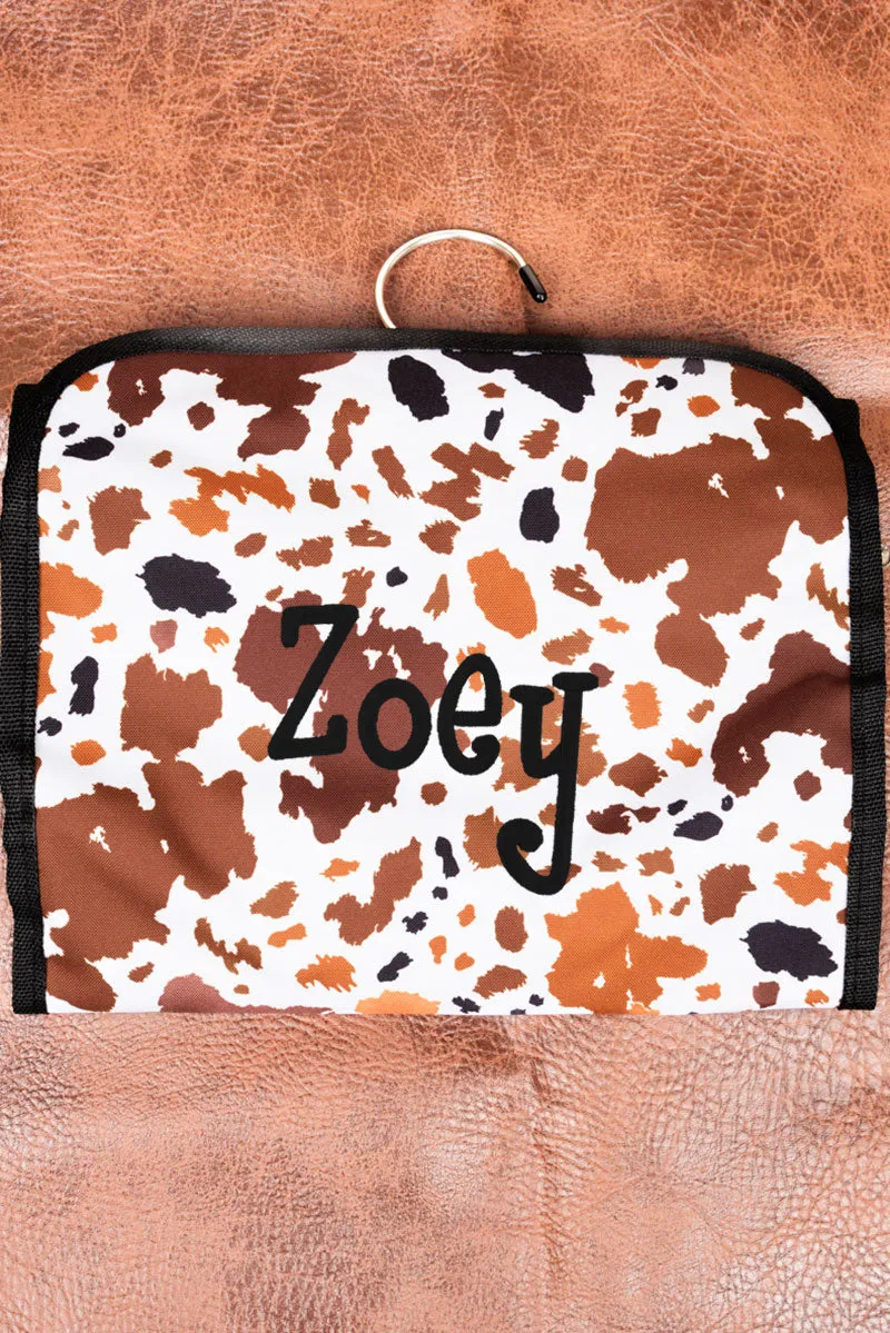 Caffe Moo-cha Roll Up Cosmetic Bag