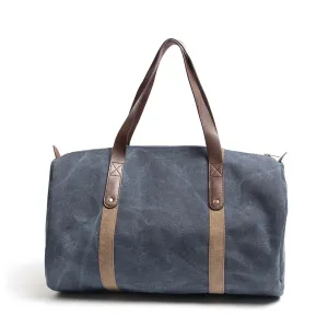 Canvas and Leather Duffle