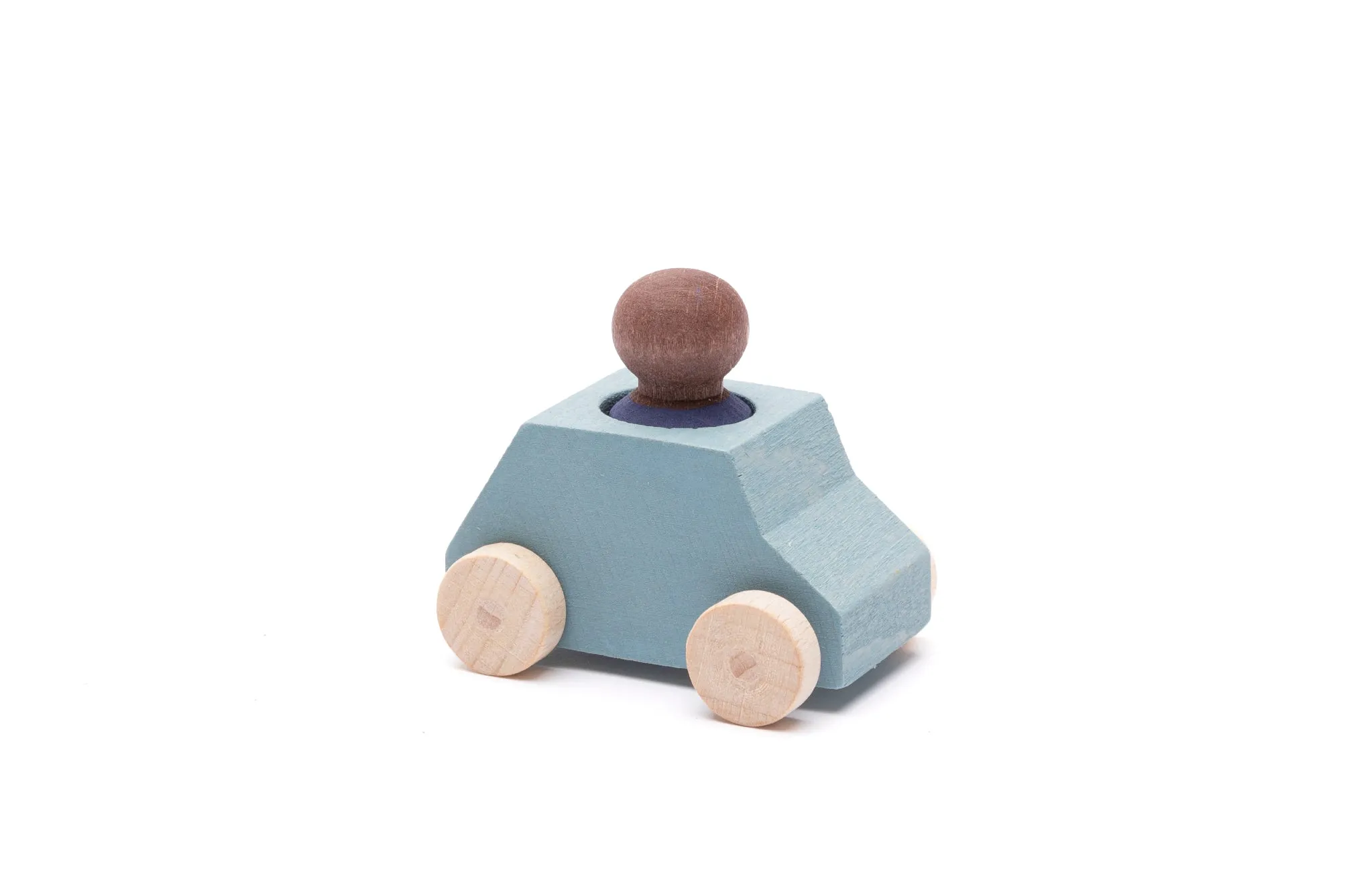 Car Grey with Blue Figure