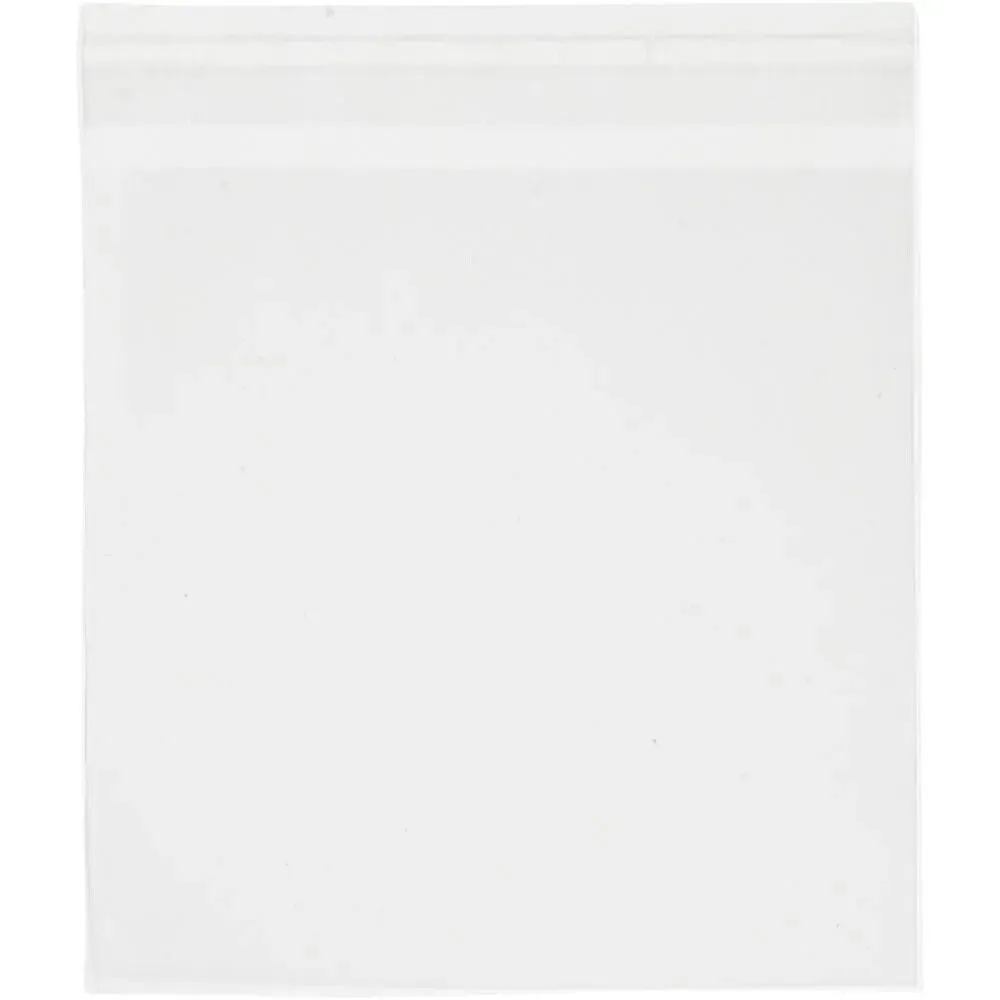Cellophane Card Display Bags Self-Adhesive Flap Clear Choose Size Quantity