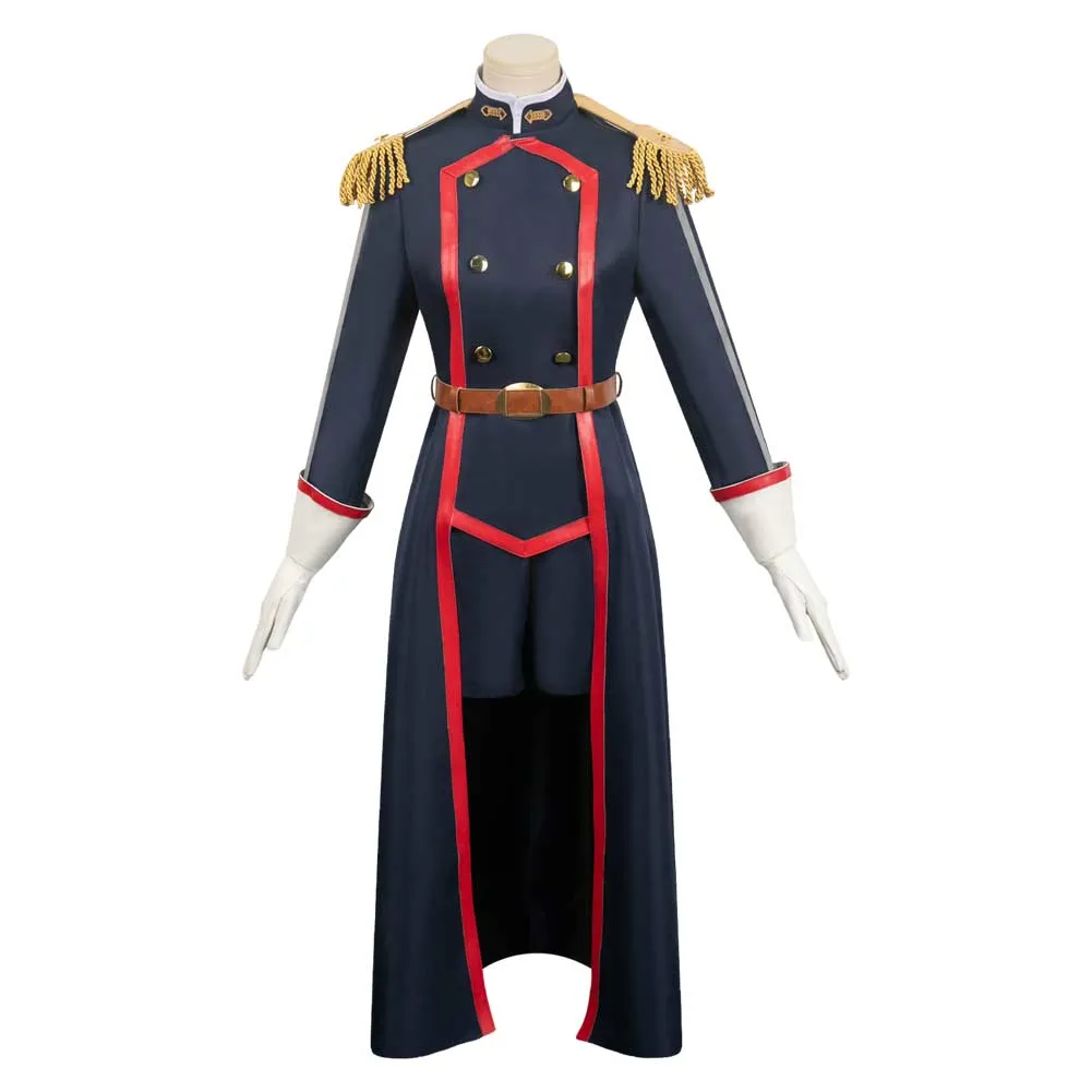 Chained Soldier Tenka Izumo  Anime Black Uniform Suit Cosplay Costume