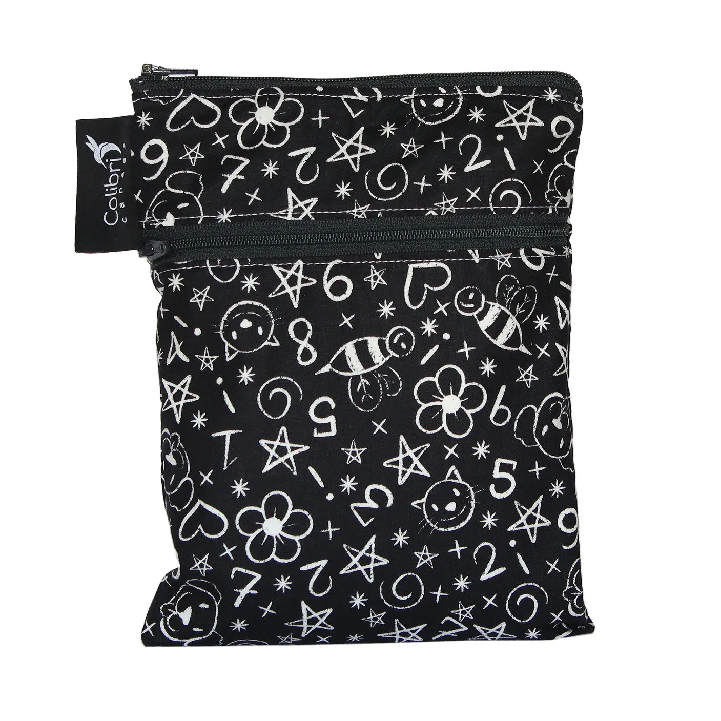 Chalkboard Mini Double Duty Wet Bag