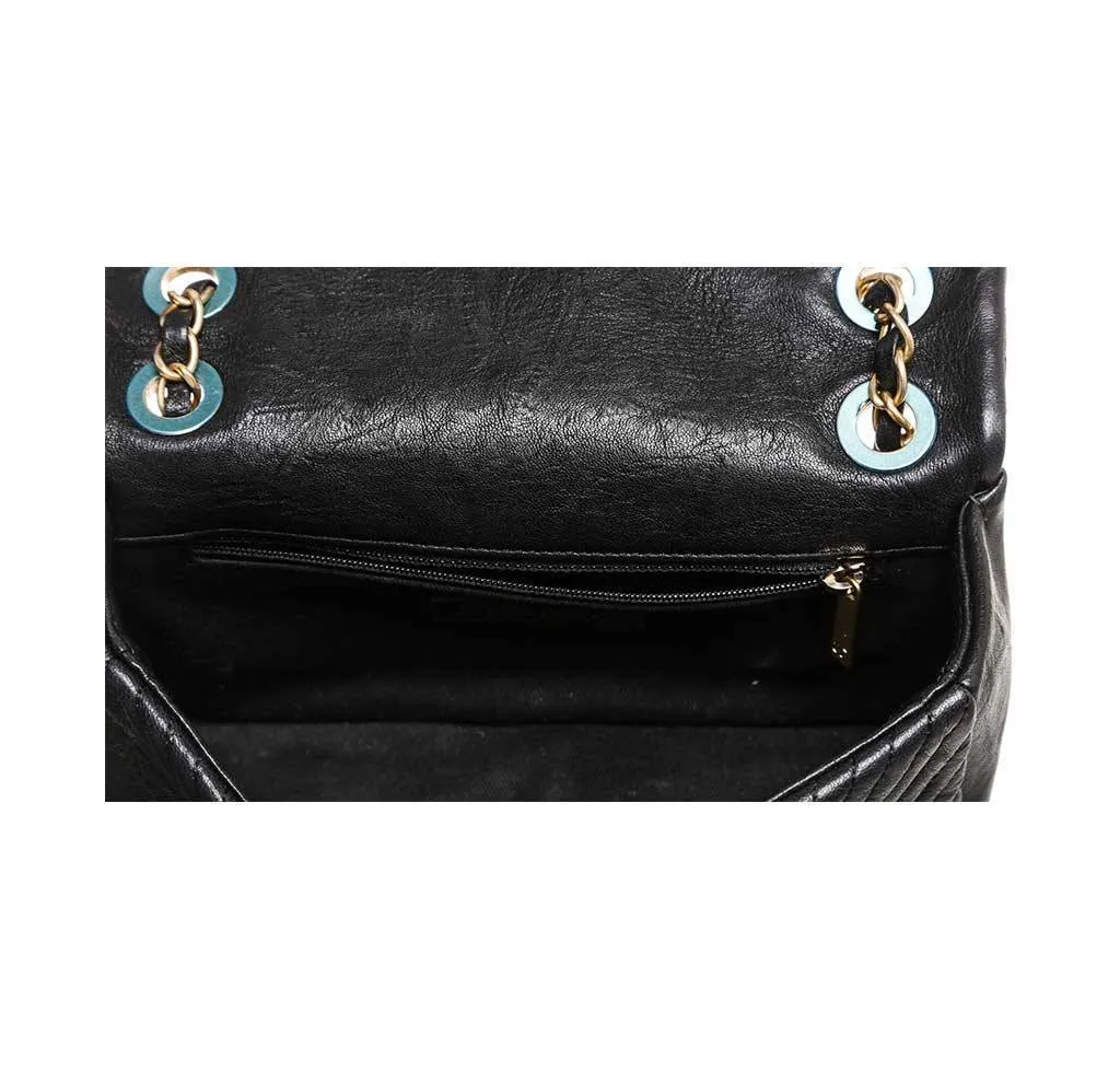 Chanel Black Classic 2.55 Bag Lambskin
