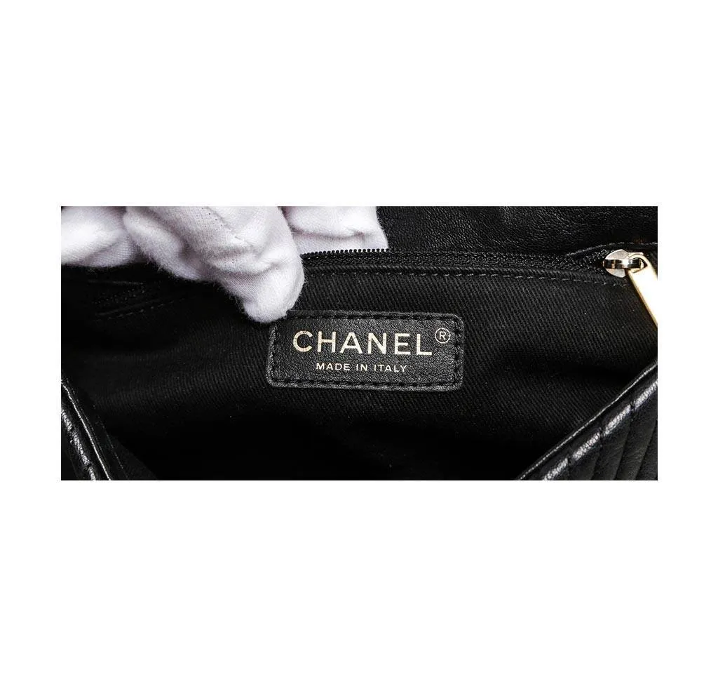 Chanel Black Classic 2.55 Bag Lambskin