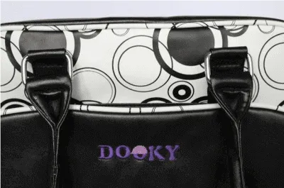 Changing Bag with Pull and Wipe Black Circles