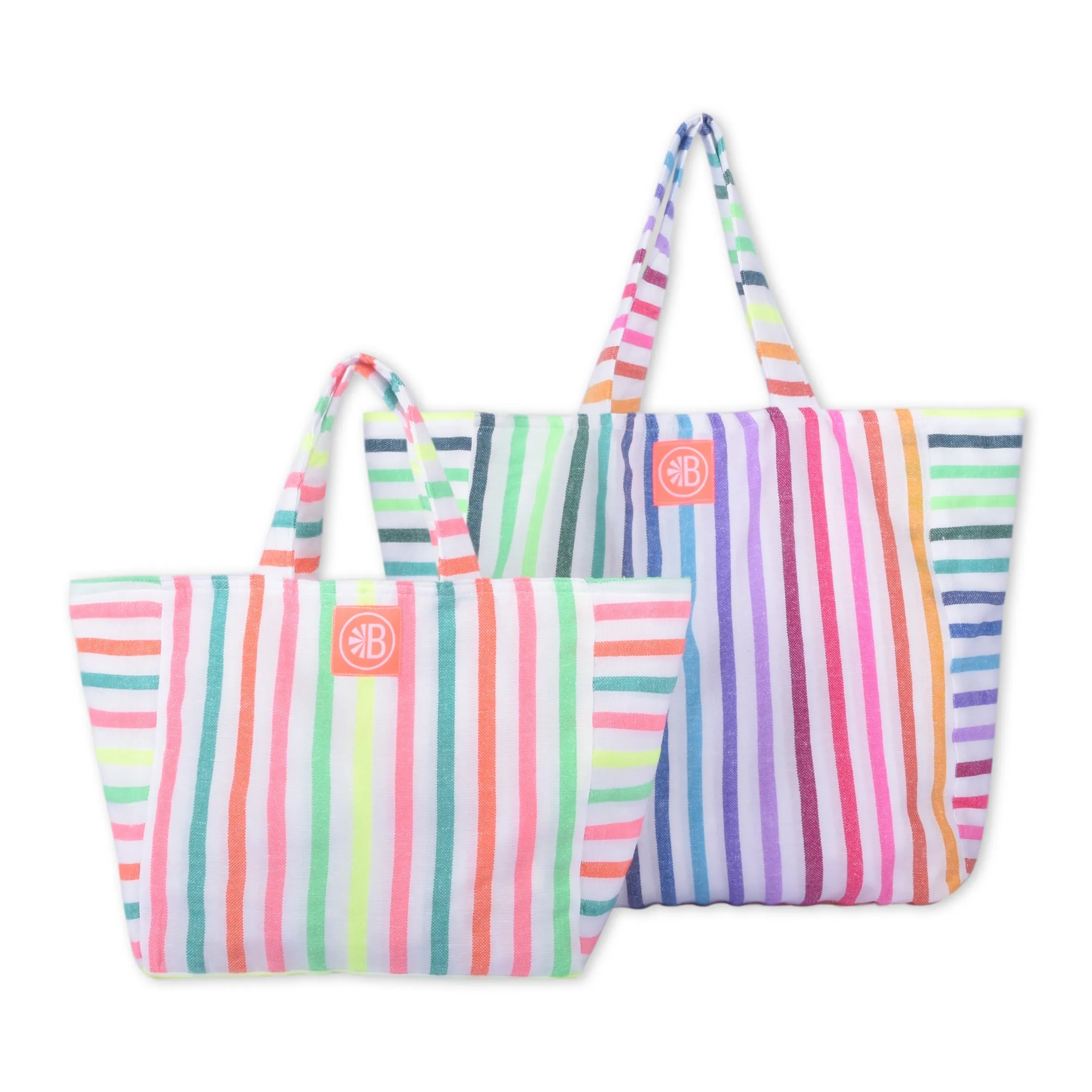 Children's Striped Beach Bag