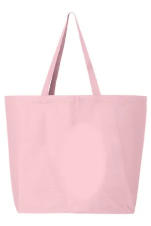 Chinoiserie Blue Merry Christmas Canvas Jumbo Tote