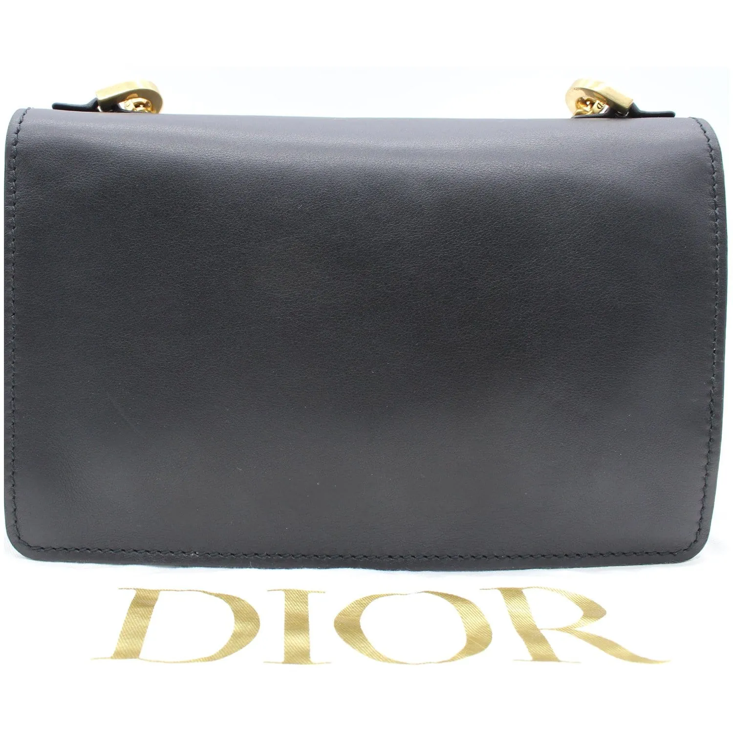 Christian Dior J'Adior Medium Calfskin Leather Flap Shoulder Bag Black - 10% OFF