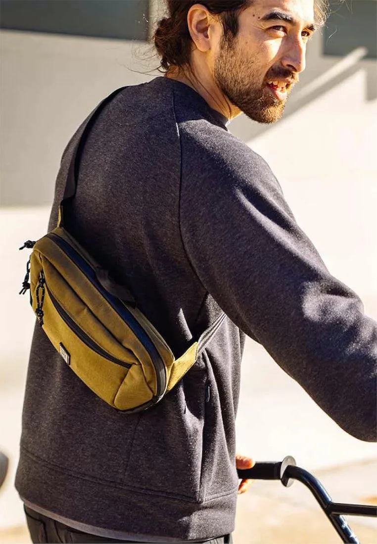 Chrome Industries Ziptop Waistpack Leather Green