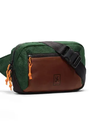 Chrome Industries Ziptop Waistpack Leather Green