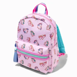 Claire's Club Pastel Rainbow Unicorn Backpack