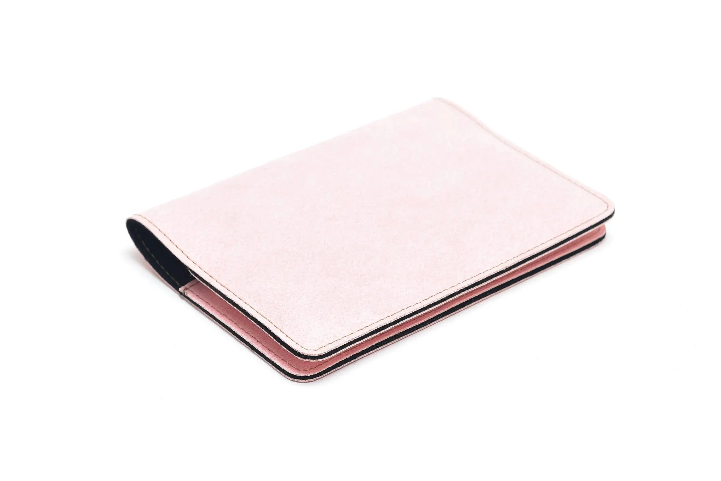 Classy Leather Customised Passport Cover with Charm (Pink)