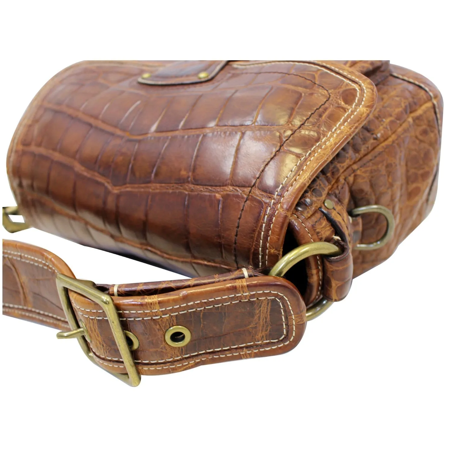 COACH Legacy Ali Alligator Leather Shoulder Bag Limited Edition