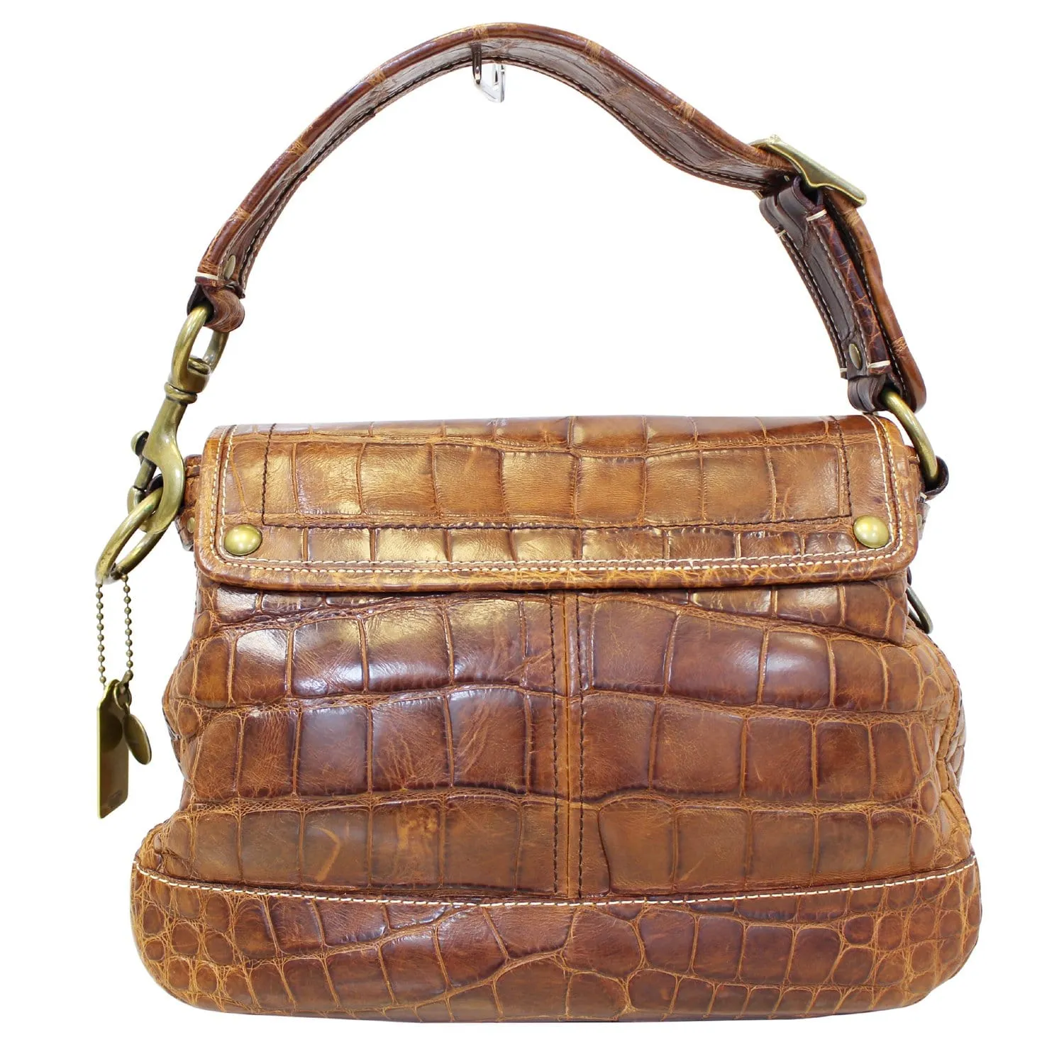 COACH Legacy Ali Alligator Leather Shoulder Bag Limited Edition