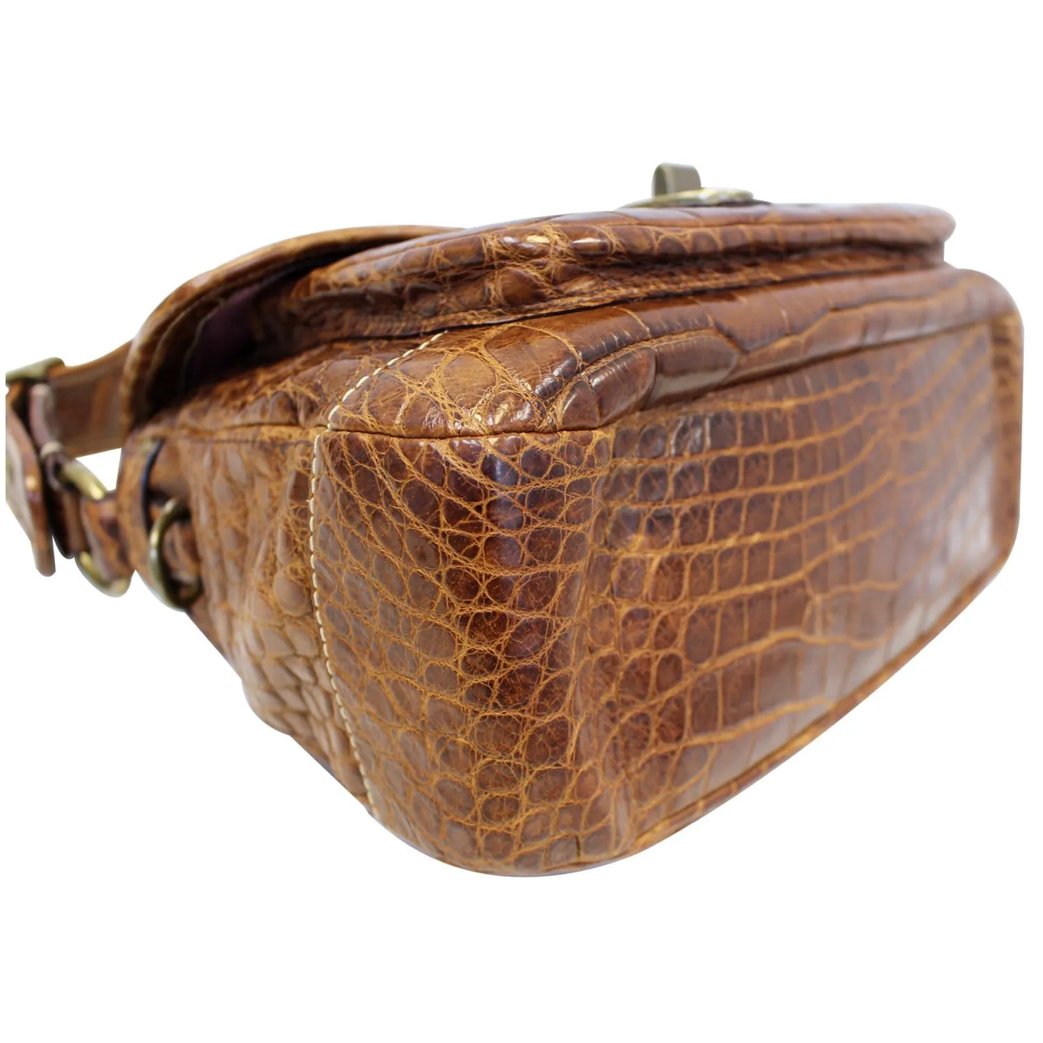 COACH Legacy Ali Alligator Leather Shoulder Bag Limited Edition