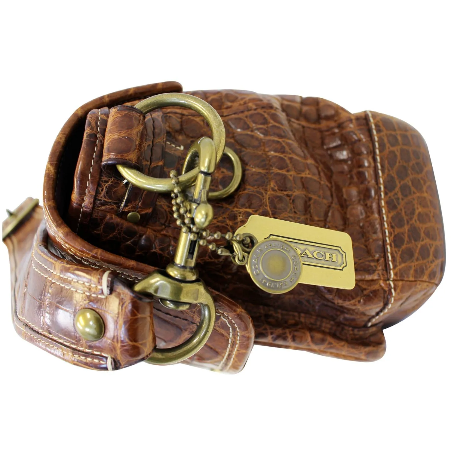 COACH Legacy Ali Alligator Leather Shoulder Bag Limited Edition