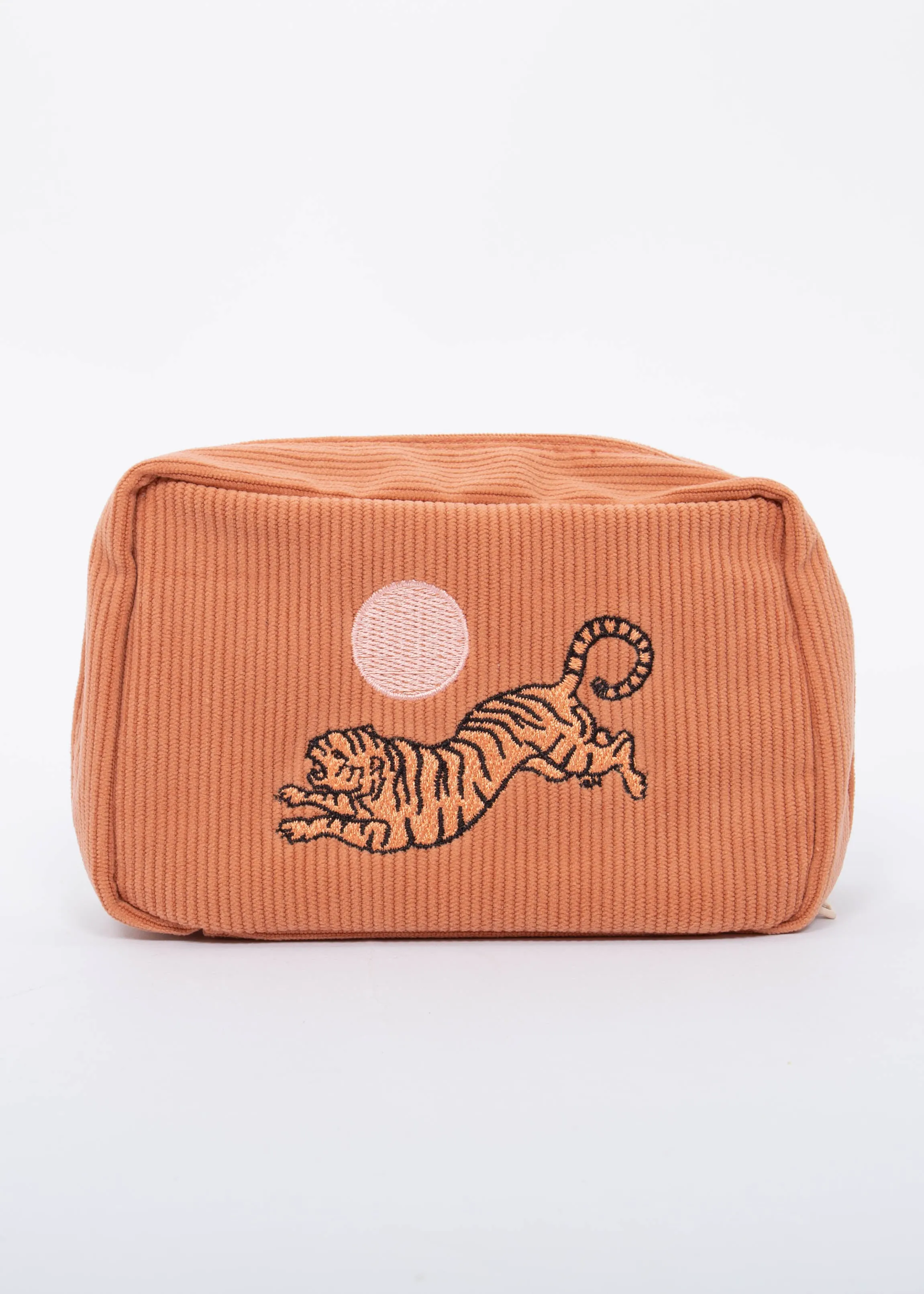 Corduroy Makeup Bag in Dusty Pink