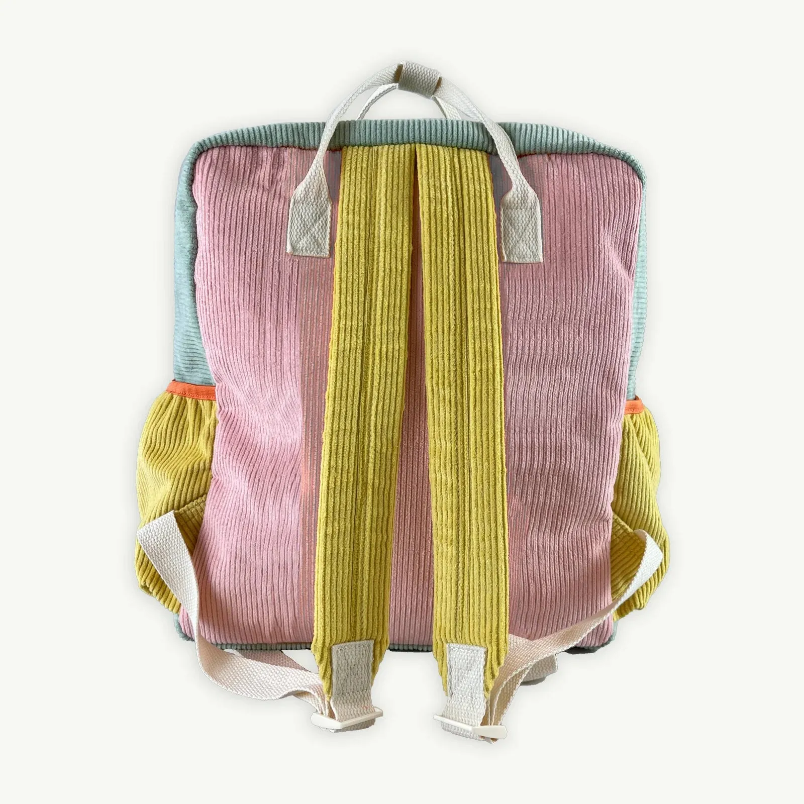 CORDUROY SPLICE ECO KIDS BACKPACK - CANDY