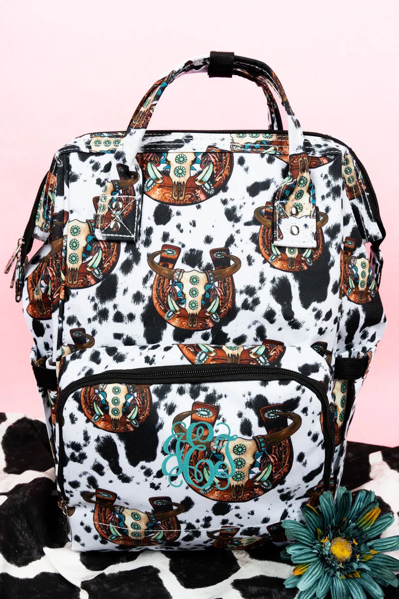 Corpus Christi Cow Diaper Bag Backpack