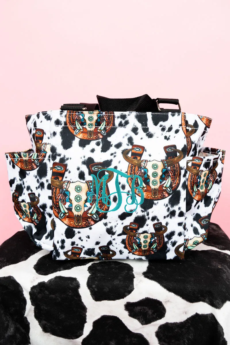 Corpus Christi Cow Organizer Tote