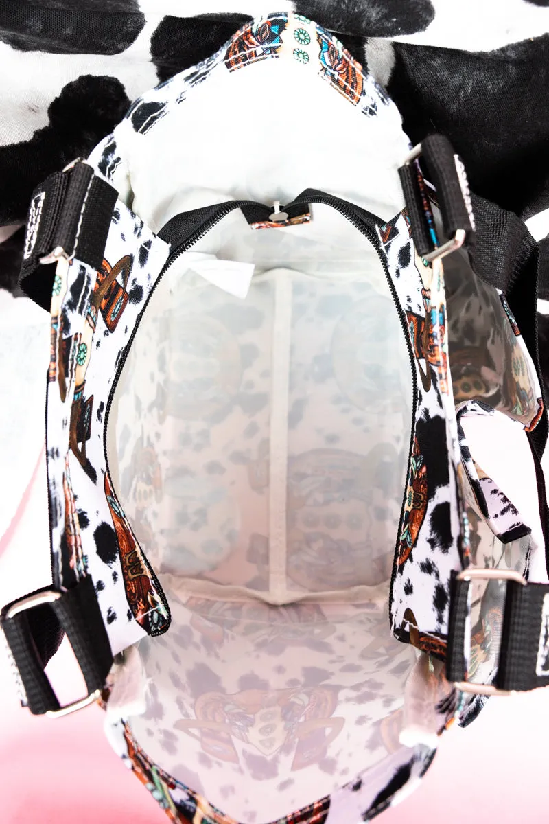 Corpus Christi Cow Organizer Tote