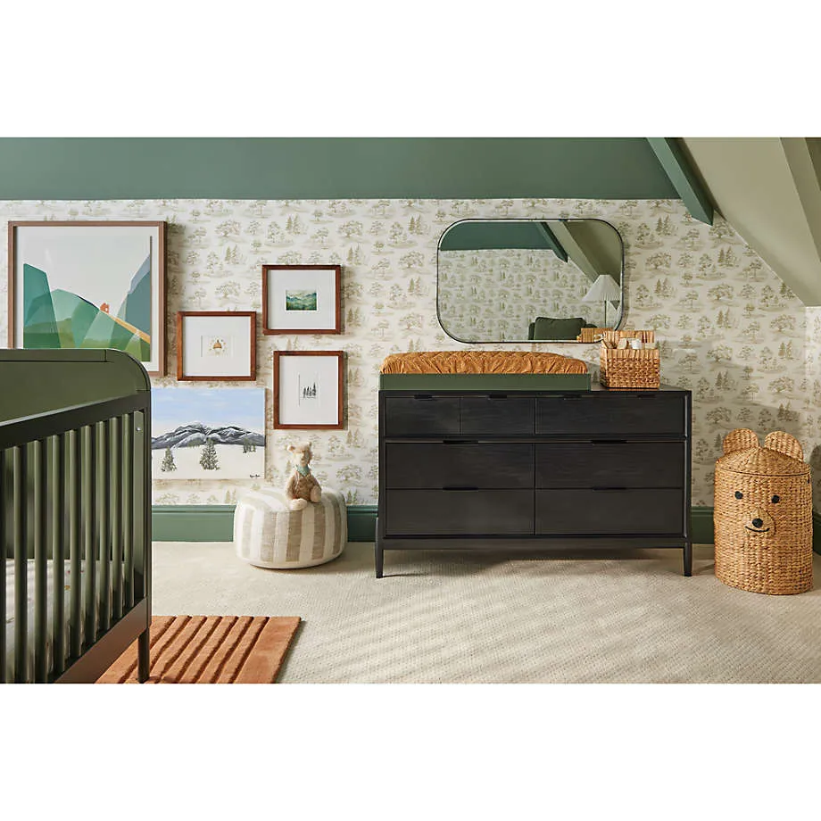 Cove Stone Tan Striped Kids Floor Cushion